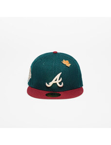 Cap New Era Atlanta Braves Ws Contrast 59Fifty Fitted Cap New Olive/ Optic White