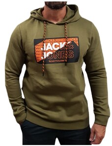 Jack&Jones - 12242480 - Jco Logan AW23 Sweat Hood - Olive Branch - Φούτερ