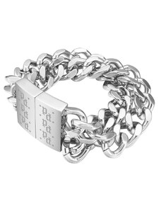 POLICE Bracelet Signature Link | Silver Stainless Steel PEAGB0001706