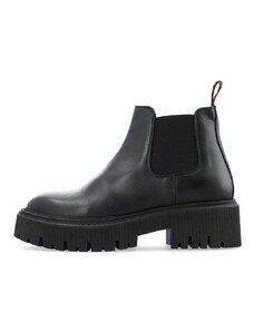 Δερμάτινες μπότες τσέλσι Bianco BIAGARBI γυναικείες, χρώμα: μαύρο, 11300081
