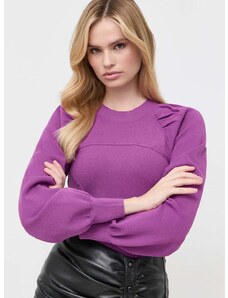 Πουλόβερ Karl Lagerfeld χρώμα: μοβ