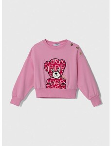 Παιδική μπλούζα Pinko Up χρώμα: ροζ