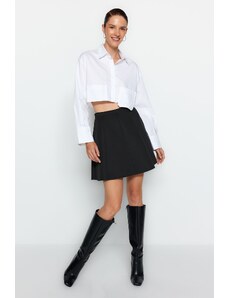 Trendyol Black Skater Mini Knitted Skirt