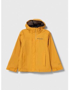 Παιδικό μπουφάν Columbia Watertight Jacket χρώμα: κίτρινο