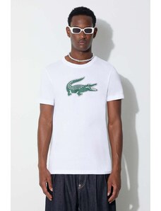 Μπλουζάκι Lacoste χρώμα: άσπρο