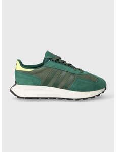 Σουέτ αθλητικά παπούτσια adidas Originals RETROPY χρώμα: πράσινο F30