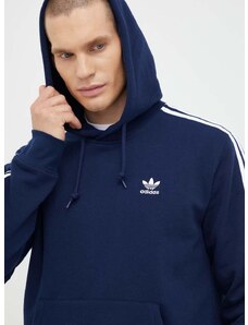Μπλούζα adidas Originals χρώμα: ναυτικό μπλε, με κουκούλα