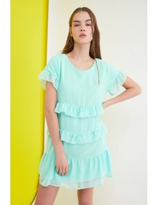 Trendyol Mint Ruffly φόρεμα