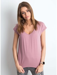 Fashionhunters Dusty ροζ Vibes T-shirt