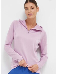 Αθλητική μπλούζα Montane Protium Lite χρώμα: ροζ, με κουκούλα