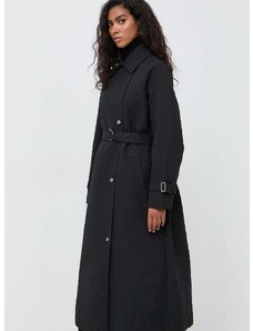 Παλτό BOSS χρώμα: μαύρο