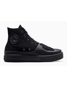 Πάνινα παπούτσια Converse Chuck Taylor All Star Construct χρώμα: μαύρο, A06888C