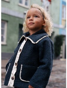 Παιδικό παλτό Konges Sløjd χρώμα: μαύρο