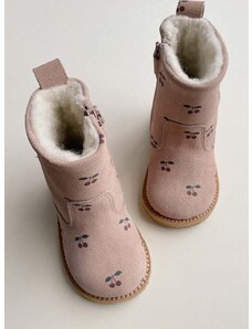 Παιδικές μπότες Konges Sløjd χρώμα: ροζ