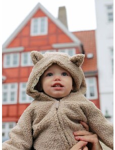 Ολόσωμη φόρμα μωρού Konges Sløjd χρώμα: μπεζ