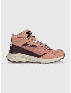 Παπούτσια Jack Wolfskin Dromoventure Texapore Mid χρώμα: ροζ