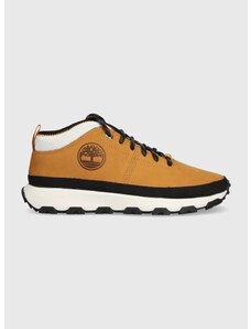 Παπούτσια Timberland Winsor Trail Mid Leather χρώμα: μπεζ, TB0A5TWV2311 F3TB0A5TWV2311