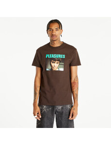 Ανδρικά μπλουζάκια PLEASURES Kate T-Shirt Brown