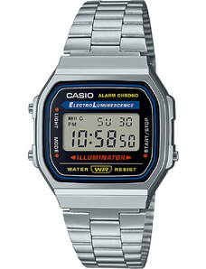 Ανδρικά ρολόγια Casio A168WA-1YES Silver
