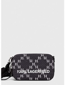 Τσάντα Karl Lagerfeld χρώμα: γκρι