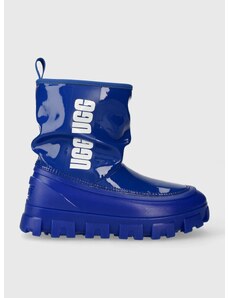 Μπότες χιονιού UGG Classic Brellah Mini χρώμα: ναυτικό μπλε, 1144059 F31144059