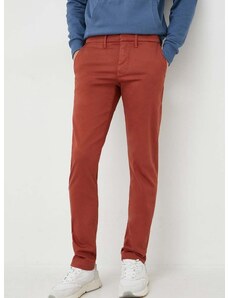 Παντελόνι Pepe Jeans James χρώμα: κόκκινο