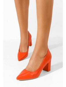 Zapatos Γόβες με χοντρό τακούνι Meliana Πορτοκαλι