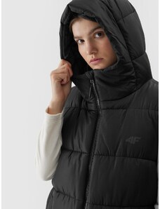 4F Women's synthetic-fill down vest - black