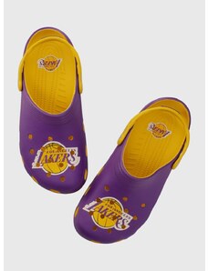 Παντόφλες Crocs NBA Los Angeles Lakers Classic Clog NBA Los Angeles Lakers Classic Clog χρώμα: μοβ, 2865 IL3431 208650