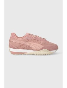 Σουέτ αθλητικά παπούτσια Puma χρώμα: ροζ