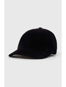 Κοτλέ καπέλο μπέιζμπολ Norse Projects Wide Wale Corduroy Sports χρώμα: μαύρο, N80-0131-9999