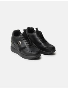 INSHOES Basic sneakers με μεταλλικές λεπτομέρειες Μαύρο