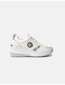 INSHOES Basic sneakers με μεταλλικές λεπτομέρειες Λευκό