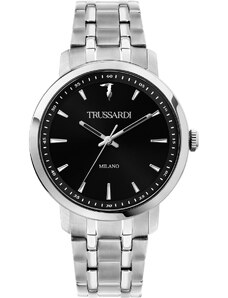 TRUSSARDI T-Couple - R2453147008, Silver case with Stainless Steel Bracelet