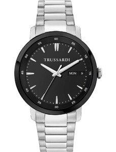 TRUSSARDI T-Couple - R2453147015, Silver case with Stainless Steel Bracelet