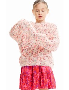 Παιδικό πουλόβερ από μείγμα μαλλιού Desigual