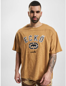 Společnost Ecko Unltd. Brown T-shirt Boxy Cut