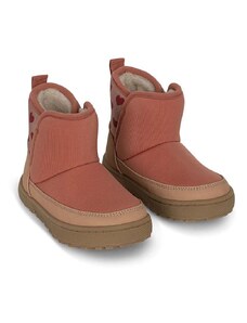 Παιδικές χειμερινές μπότες Konges Sløjd χρώμα: ροζ
