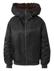 LEVI'S  Φθινοπωρινό και ανοιξιάτικο μπουφάν 'Oversized Hooded Jacket' μαύρο