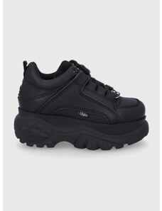 Δερμάτινα παπούτσια Buffalo LONDON χρώμα: μαύρο F31533229