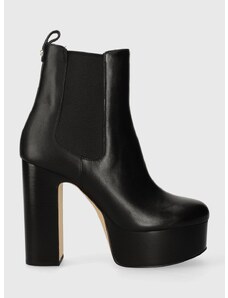 Δερμάτινες μπότες τσέλσι MICHAEL Michael Kors Natasha γυναικείες, χρώμα: μαύρο, 40F3NAME5L F340F3NAME5L
