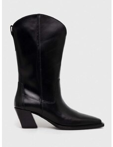 Δερμάτινες καουμπόικες μπότες Vagabond Shoemakers ALINA γυναικείες, χρώμα: μαύρο, 5421.501.20