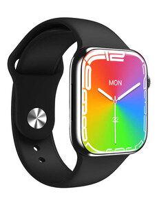 ΙΝΤΙΜΕ smartwatch 7 Max, 1.99", IP67, heart rate, ηχείο & mic, μαύρο