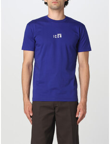 Dsquared2 T-shirt cool fit μπλε ρουά