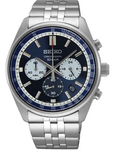 SEIKO Conceptual Series Chronograph - SSB427P1, Silver case with Stainless Steel Bracelet