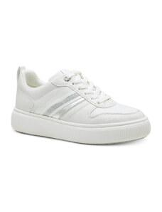 Tamaris White/Silver Γυναικεία Ανατομικά Sneakers Λευκά (1-1-23727-41 171)