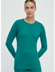 Λειτουργικό μακρυμάνικο πουκάμισο Icebreaker 200 Oasis χρώμα: πράσινο