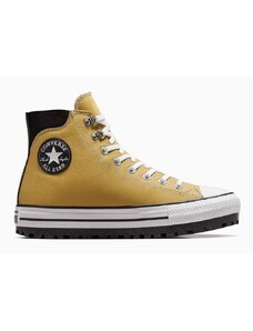 Δερμάτινα ελαφριά παπούτσια Converse Chuck Taylor All Star City Trek χρώμα: κίτρινο, A04482C F3A04482C