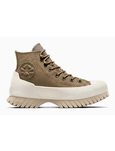 Πάνινα παπούτσια Converse Chuck Taylor All Star Lugged Winter 2.0 χρώμα: πράσινο, A04634C F3A04634C