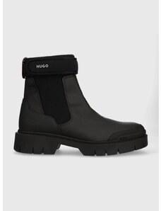 Παπούτσια HUGO Denzel χρώμα: μαύρο, 50503637 F350503637